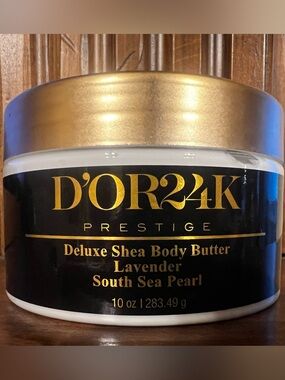 Deluxe Lavender Shea Body Butter - sea pearl 10 oz